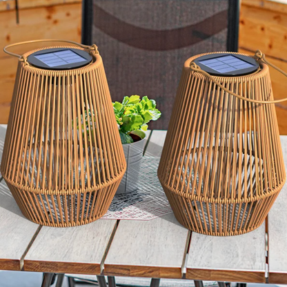 👻 Halloween Sale 49% OFF 👻 Solar Radiant Rattan Glow Lantern – Spooky-Chic Outdoor Lighting