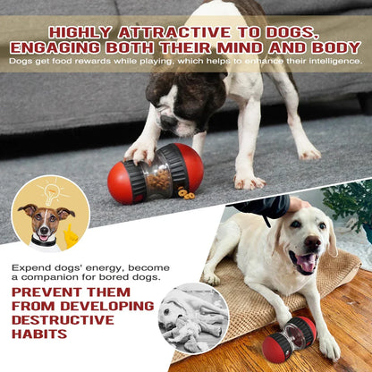 Interactive Dog Treat Ball – IQ Training & Slow Feeder Toy – Durable Enrichment Food Dispensing Puzzle for Boredom Relief & Mental Stimulation