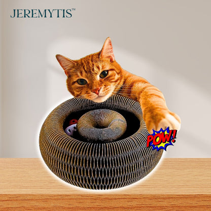 🐾 JEREMYTIS™ Telescopic Tunnel Cat Scratcher