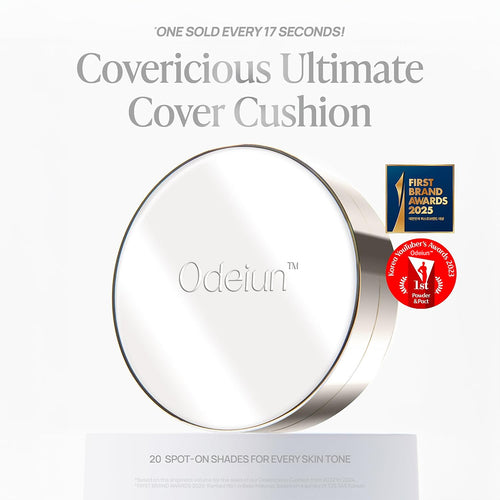 ✨ ODEIUN™ 3D Sculpt-Cover Cushion | 24H High-Performance HD Foundation ☁️