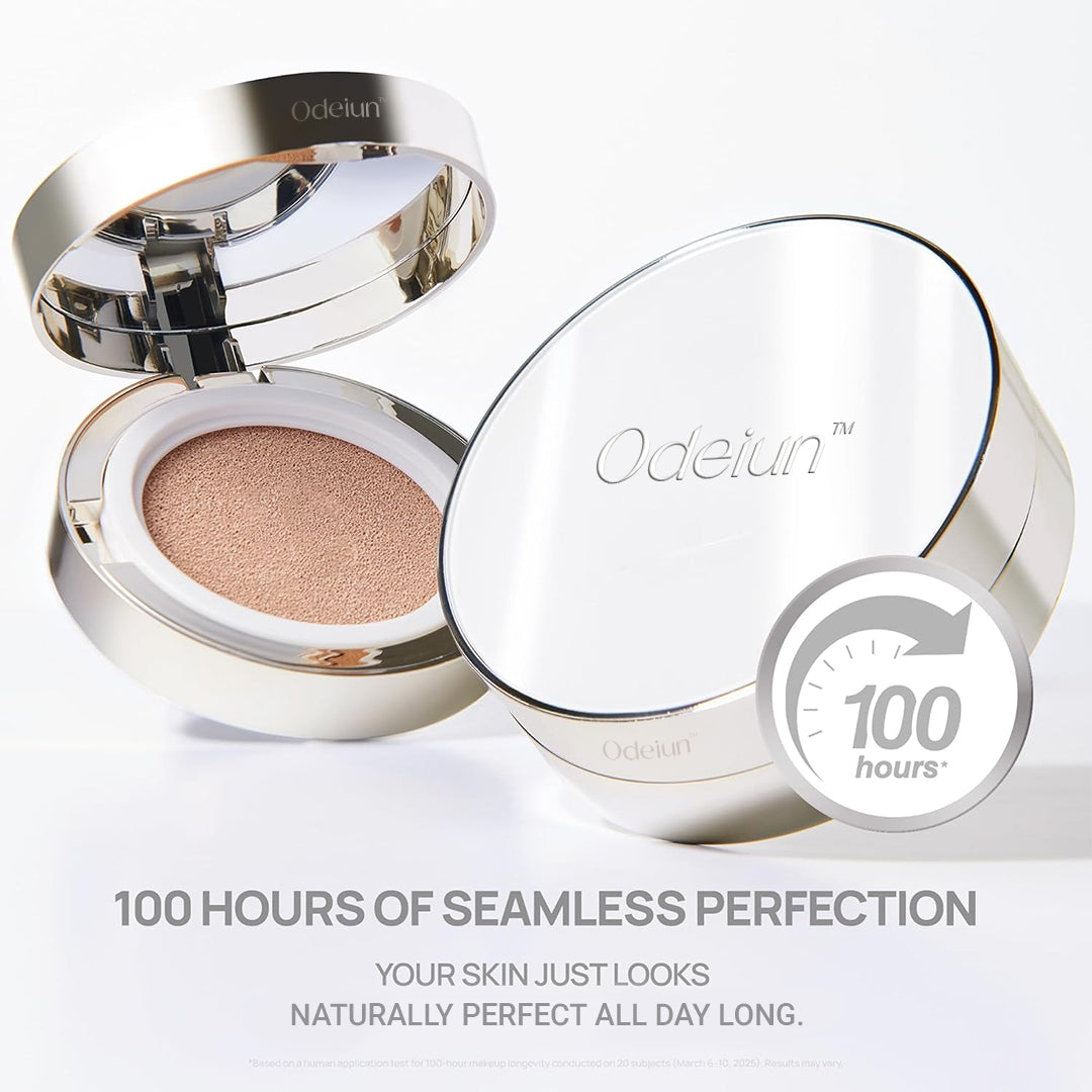 ✨ ODEIUN™ 3D Sculpt-Cover Cushion | 24H High-Performance HD Foundation ☁️