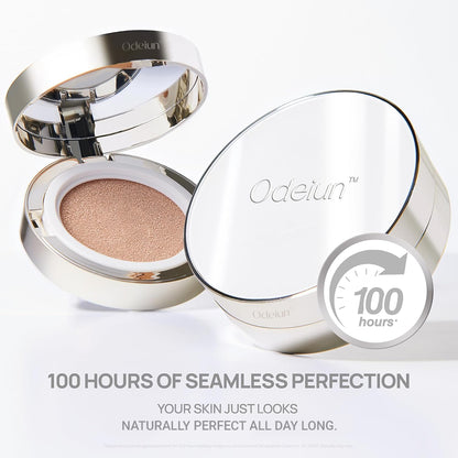 ✨ ODEIUN™ 3D Sculpt-Cover Cushion | 24H High-Performance HD Foundation ☁️