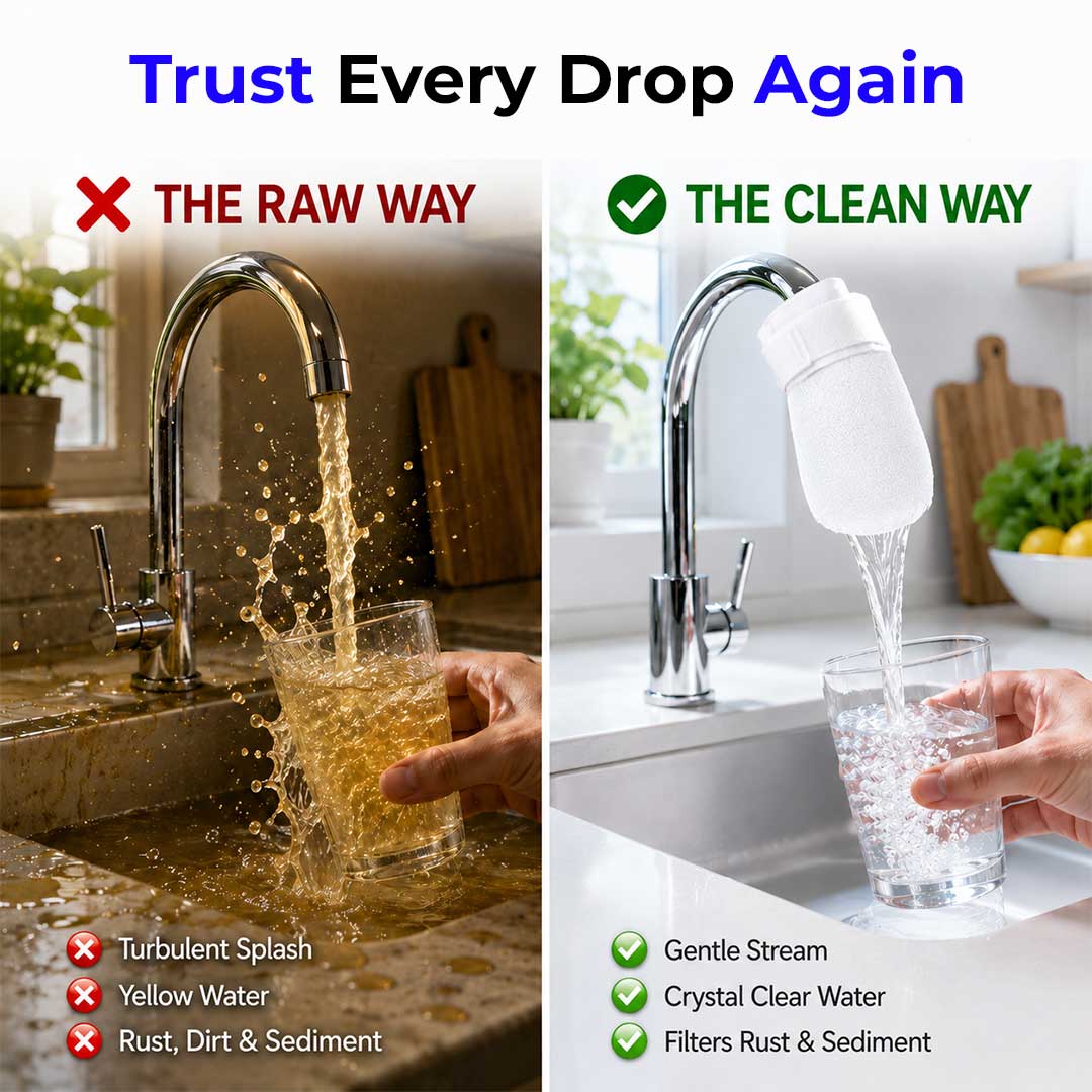 Universal Faucet Filter Bags for Rust & Sediment