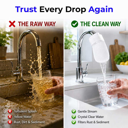 Universal Faucet Filter Bags for Rust & Sediment