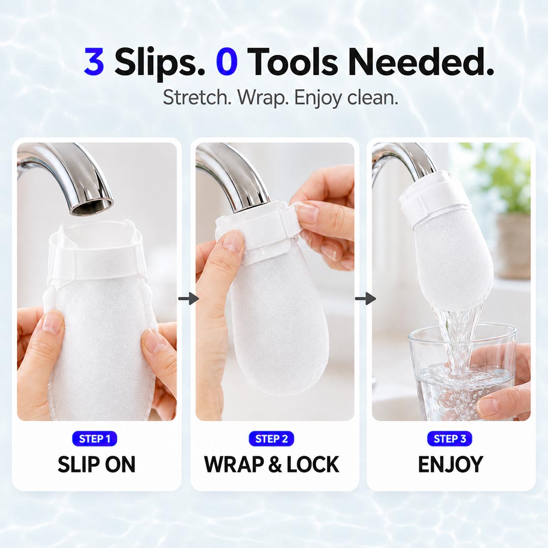 Universal Faucet Filter Bags for Rust & Sediment