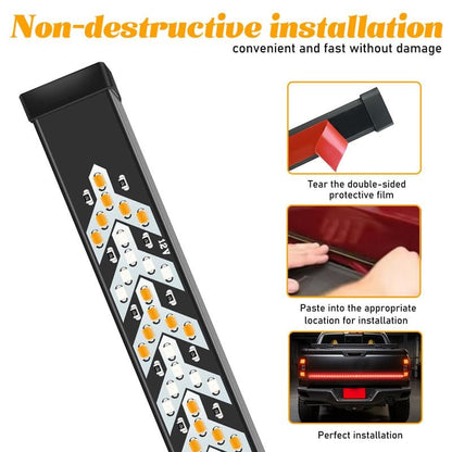 🔥 50% OFF | 60" Triple-Row LED Tailgate Light Bar - 5-Function Weatherproof Strip ✨