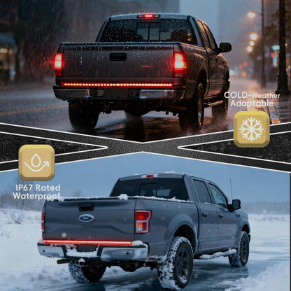 🔥 50% OFF | 60" Triple-Row LED Tailgate Light Bar - 5-Function Weatherproof Strip ✨