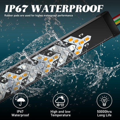 🔥 50% OFF | 60" Triple-Row LED Tailgate Light Bar - 5-Function Weatherproof Strip ✨