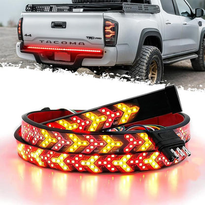 🔥 50% OFF | 60" Triple-Row LED Tailgate Light Bar - 5-Function Weatherproof Strip ✨