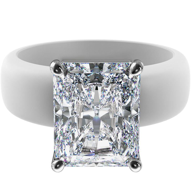 🔥Buy 1 Get 1 Free🔥ODALT Silicone Ring – Emerald Cut CZ | Patent-Pending Design