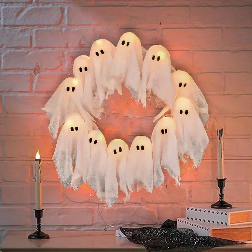 👻 Spooky Halloween Glow Wreath 🎃✨