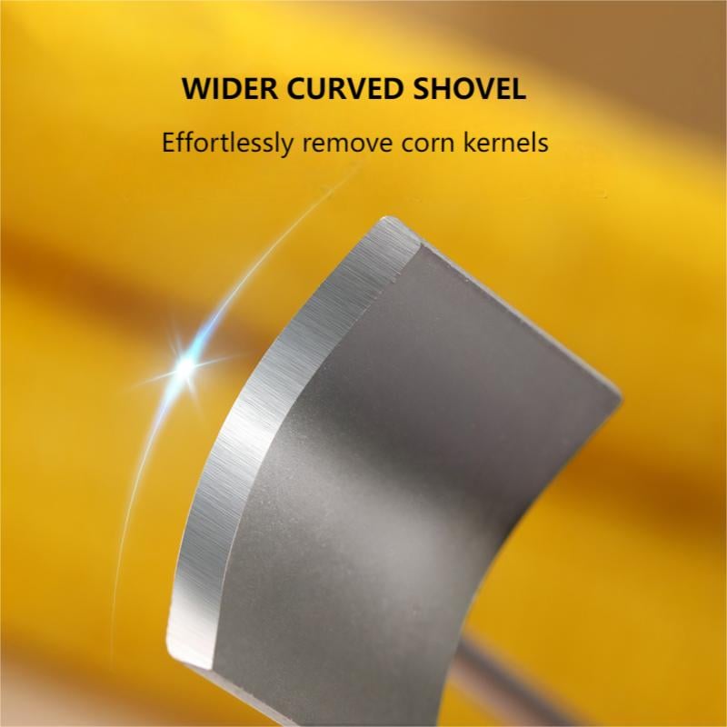 🔥Strip a Whole Cob in 5 Seconds — Professional Stainless Steel Corn Stripping Tool for Perfect Kernels.