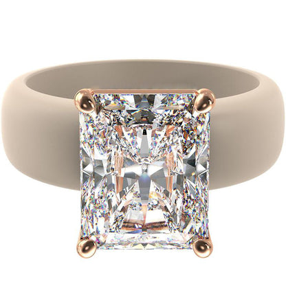 🔥Buy 1 Get 1 Free🔥ODALT Silicone Ring – Emerald Cut CZ | Patent-Pending Design