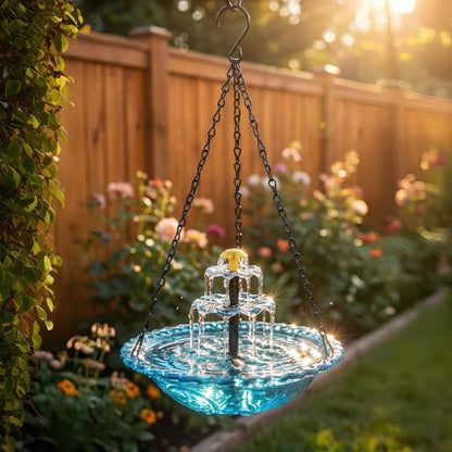 Cascading Waterfall Bird Bath Fountain – Garden Decor & Bird Attraction🐦