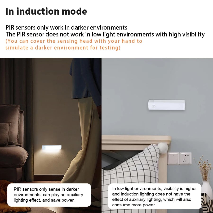 💡 No-Drill Smart Motion Sensor LED Light Bar — 🧲 Magnetic, 🔋 USB-C Rechargeable