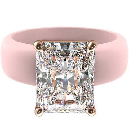 🔥Buy 1 Get 1 Free🔥ODALT Silicone Ring – Emerald Cut CZ | Patent-Pending Design