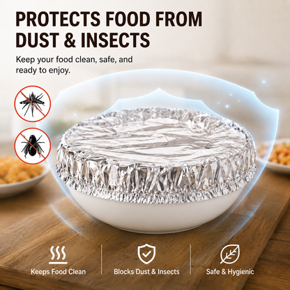 Aluminum Foil Heat-Retaining Cover — Keep Meals Hot for Hours