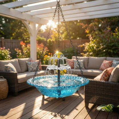 Cascading Waterfall Bird Bath Fountain – Garden Decor & Bird Attraction🐦