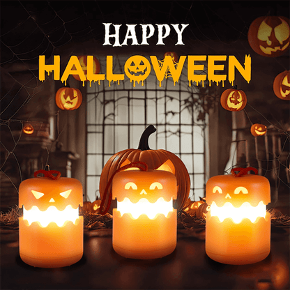 JEREMYTIS™ Collapsible Halloween Pumpkins Lantern 🎃✨ – Rechargeable Jack-O’-Lantern Light 🔋🌙