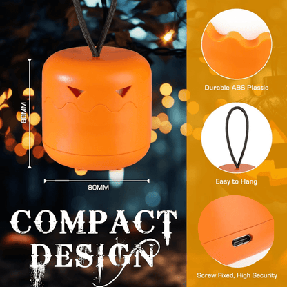 JEREMYTIS™ Collapsible Halloween Pumpkins Lantern 🎃✨ – Rechargeable Jack-O’-Lantern Light 🔋🌙