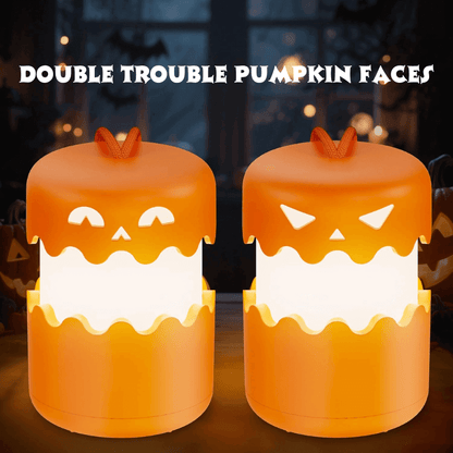JEREMYTIS™ Collapsible Halloween Pumpkins Lantern 🎃✨ – Rechargeable Jack-O’-Lantern Light 🔋🌙