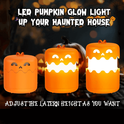 JEREMYTIS™ Collapsible Halloween Pumpkins Lantern 🎃✨ – Rechargeable Jack-O’-Lantern Light 🔋🌙