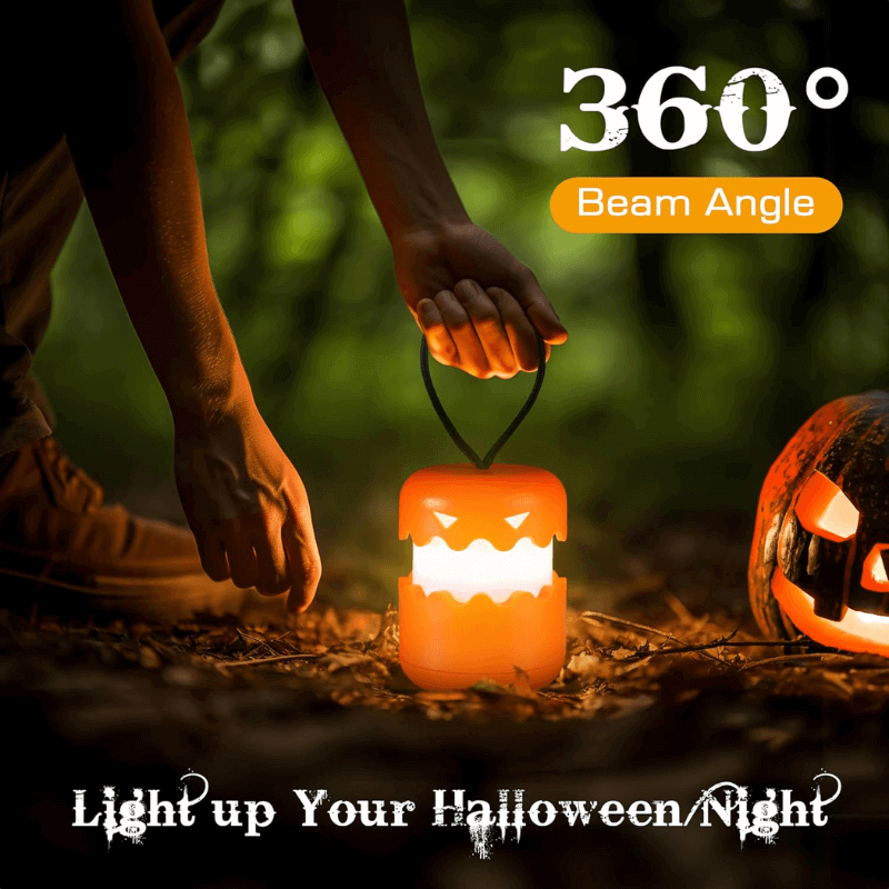 JEREMYTIS™ Collapsible Halloween Pumpkins Lantern 🎃✨ – Rechargeable Jack-O’-Lantern Light 🔋🌙