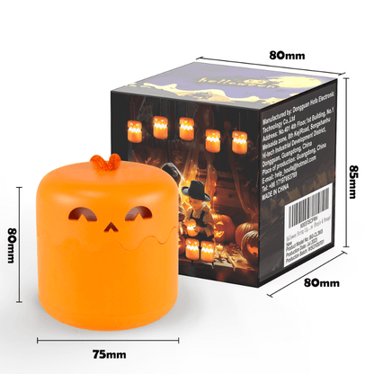 JEREMYTIS™ Collapsible Halloween Pumpkins Lantern 🎃✨ – Rechargeable Jack-O’-Lantern Light 🔋🌙