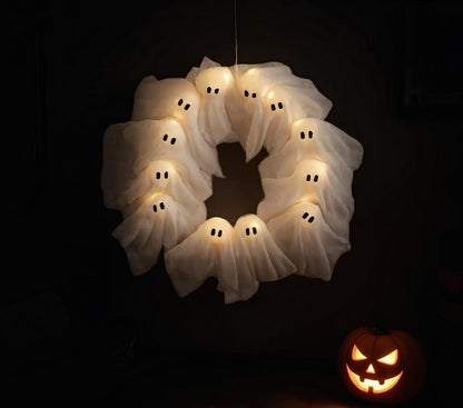 👻 Spooky Halloween Glow Wreath 🎃✨