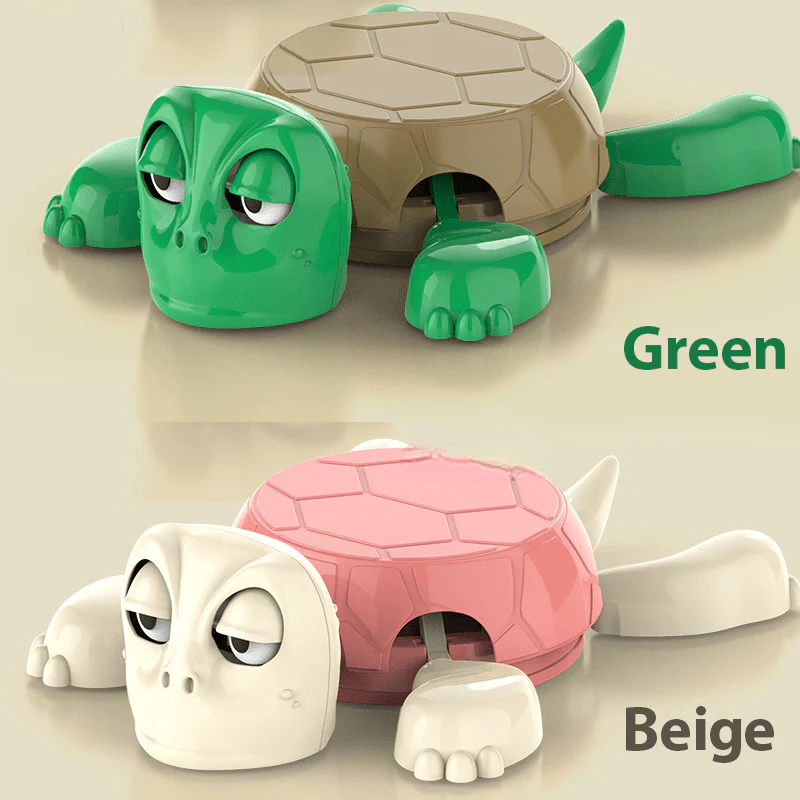 Negusy™ Funny 3D Turtle Coaster 🐢✨ | Surprise Pop-Up Design · Protects Surfaces from Rings & Heat