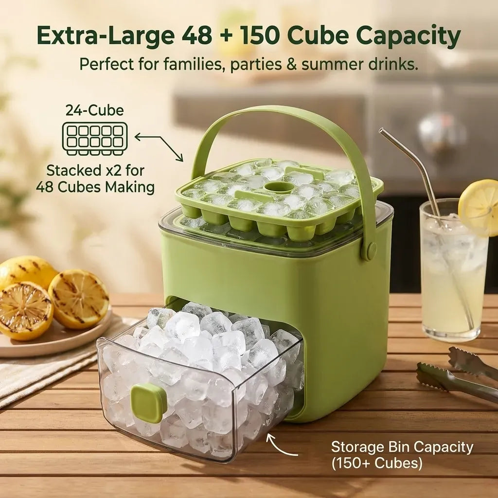 ✨Portable One-Press Ice Maker