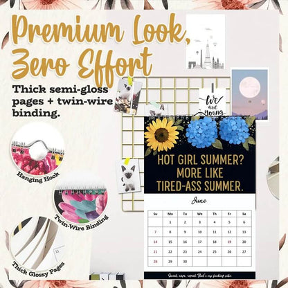 ⭐ 2026 Fuck It Again™ Wall Calendar