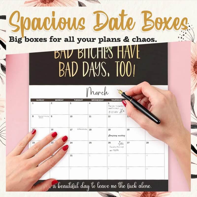 ⭐ 2026 Fuck It Again™ Wall Calendar