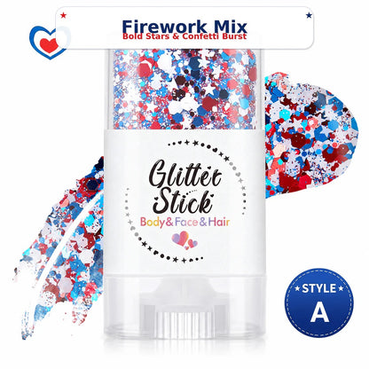 Glitter Stick for Face & Body — Celebrate 250 Years of Freedom
