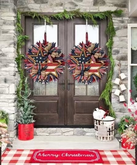 Sentinels of Honor: All-Season Veteran-Crafted Wreath (50% OFF)