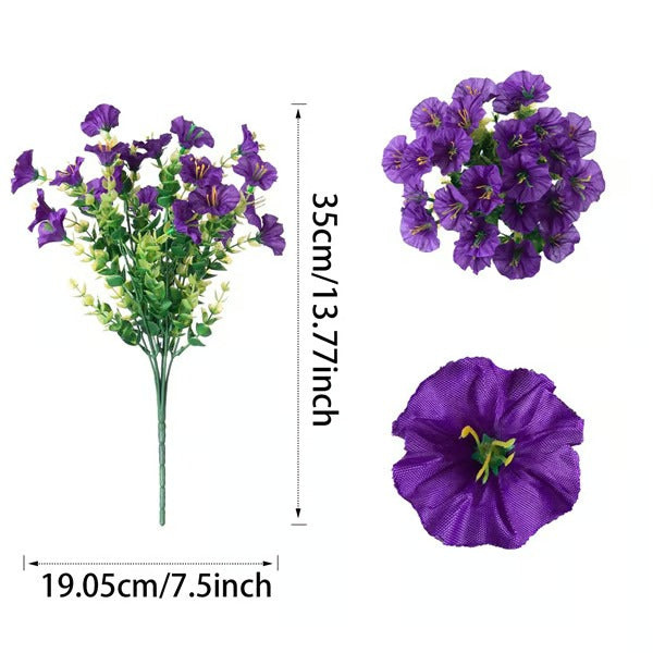 🌸Morning Glory Artificial Flowers — UV-Resistant Ever-Blooming Decor