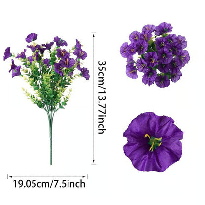 🌸Morning Glory Artificial Flowers — UV-Resistant Ever-Blooming Decor