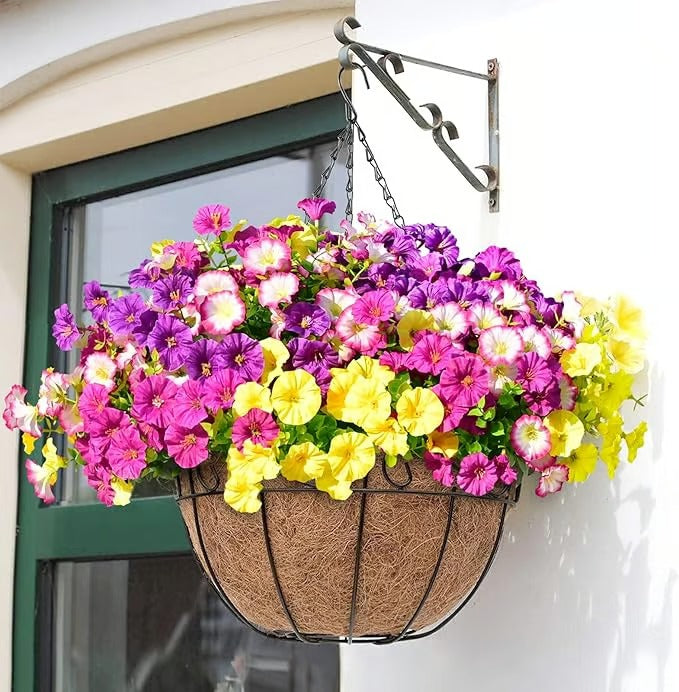 🌸Morning Glory Artificial Flowers — UV-Resistant Ever-Blooming Decor