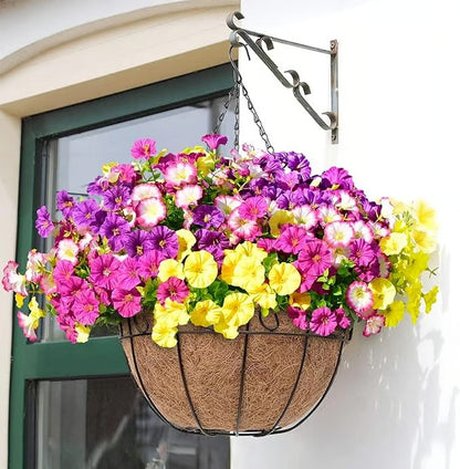 🌸Morning Glory Artificial Flowers — UV-Resistant Ever-Blooming Decor