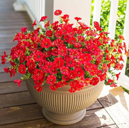 🌸Morning Glory Artificial Flowers — UV-Resistant Ever-Blooming Decor