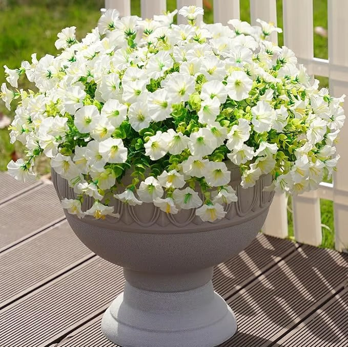 🌸Morning Glory Artificial Flowers — UV-Resistant Ever-Blooming Decor