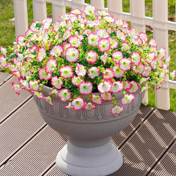 🌸Morning Glory Artificial Flowers — UV-Resistant Ever-Blooming Decor