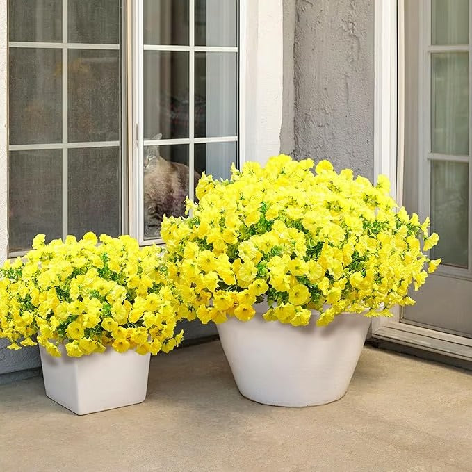 🌸Morning Glory Artificial Flowers — UV-Resistant Ever-Blooming Decor
