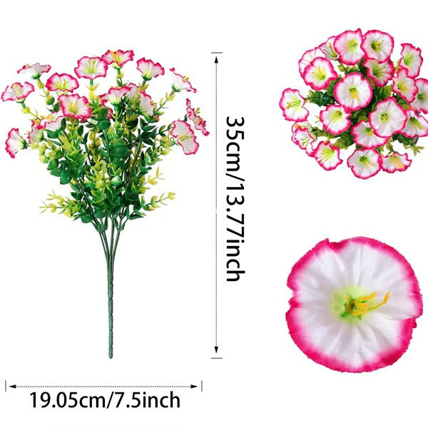 🌸Morning Glory Artificial Flowers — UV-Resistant Ever-Blooming Decor