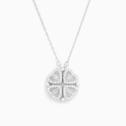✦Eternal Blossom: 2-in-1 Magnetic Lucky Heart Necklace