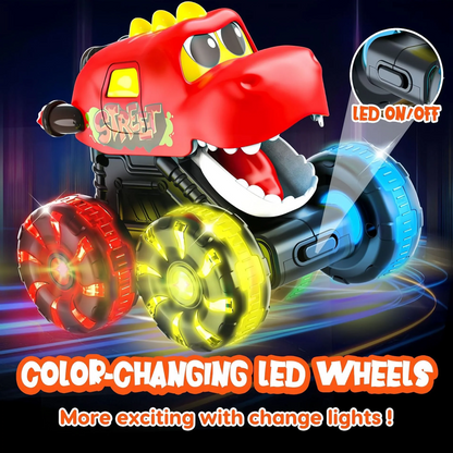 🦖 Light-Up Dino Trucks | Press & Go Toy Cars with Moving Jaws for Toddlers 🚚