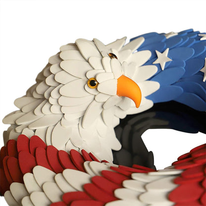 3D Patriotic Eagle Wreath