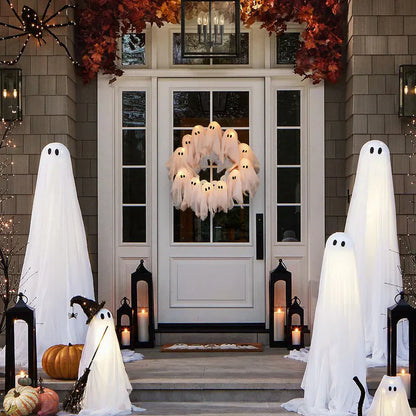 👻 Spooky Halloween Glow Wreath 🎃✨