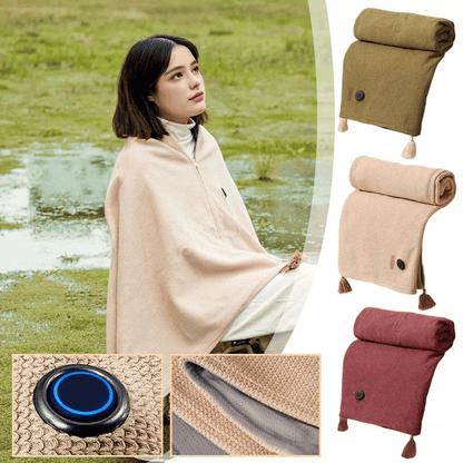 🔥 CloudCloak: 15-Second Rapid-Heat Electric Blanket with Double-Helix Carbon Fiber Core