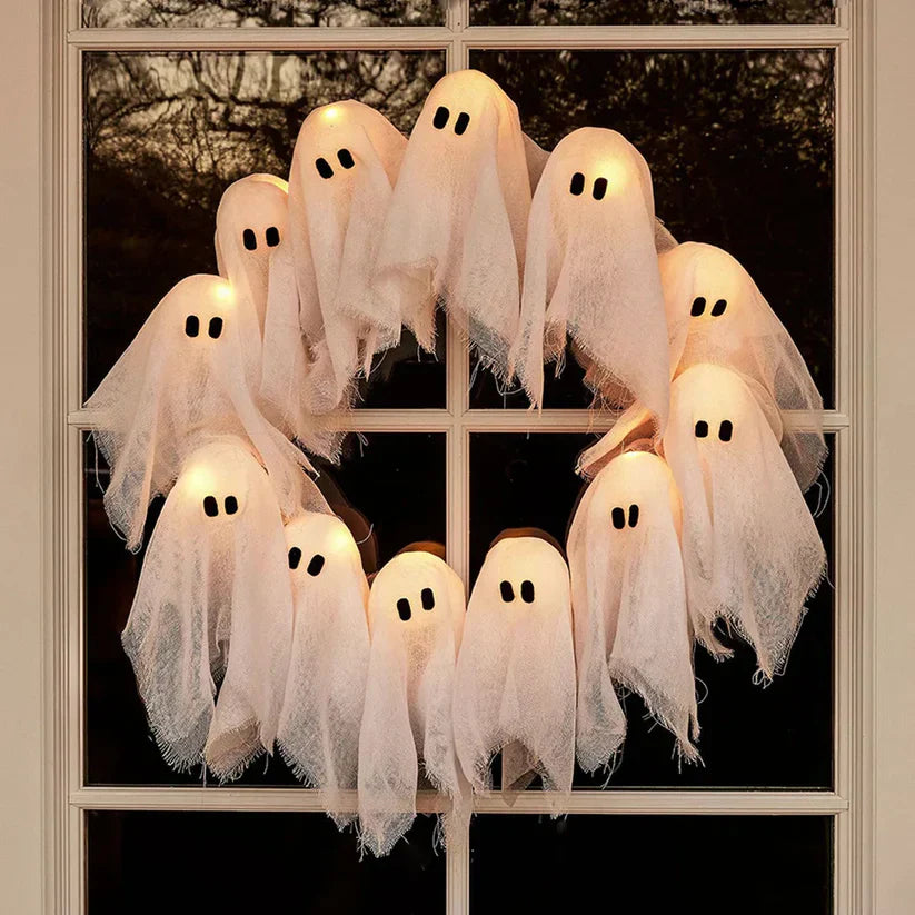 👻 Spooky Halloween Glow Wreath 🎃✨